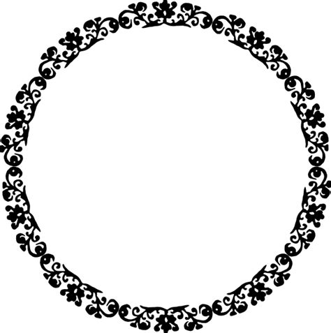 Ornate Circle Border Clip Art At Vector Clip Art Online