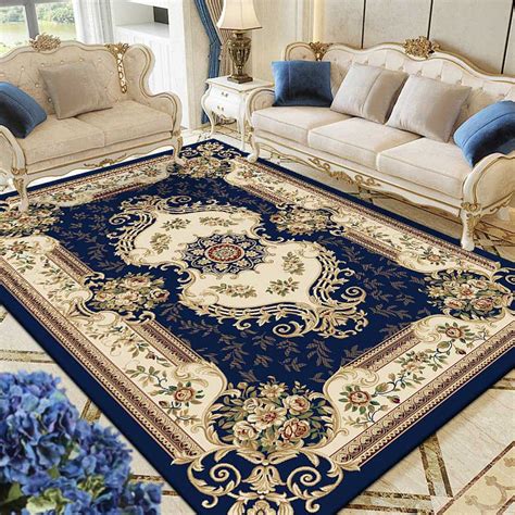 In search of a large area rug for our family room i found 30 gorgeous blue and gray area rugs that i love. Traditional Large Living Room Rugs - Warmly Home