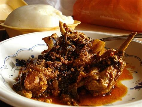 It is a staple in most west african home and it is an uncomplicated one pot meal that is often accompanied with swallows like eba, amala, semovita, pounded yam, fufu, and the likes. Pin on Egusi Soup Nigerian Food