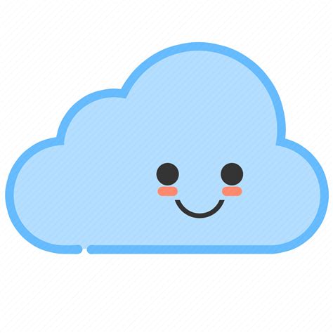 Cloud Clouds Cloudy Emoji Emoticons Weather Icon Download On
