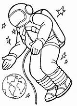 Astronaut Coloring sketch template