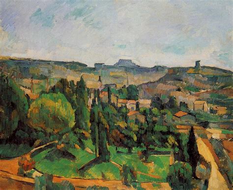Ile De France Landscape Paul Cezanne Encyclopedia Of