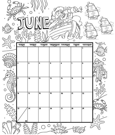 August 2019 Coloring Page Printable Calendar Coloring Calendar Kids Images