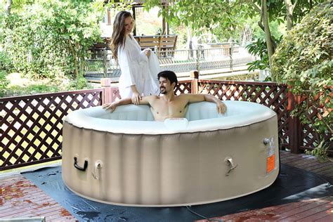New Portable Inflatable Hot Tub Outdoor Jacuzzi Jets Bubble Massage Spa