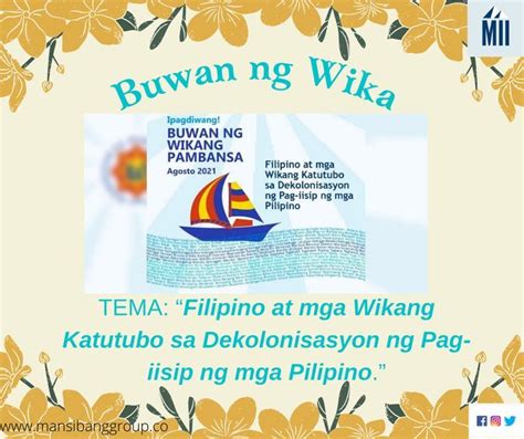 Slogan Filipino At Mga Wikang Katutubo Sa Dekolonisasyon Pambansano