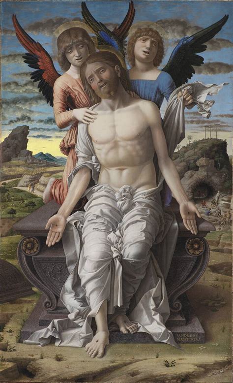 Christ En Tant Que Rédempteur Souffrant De Andrea Mantegna
