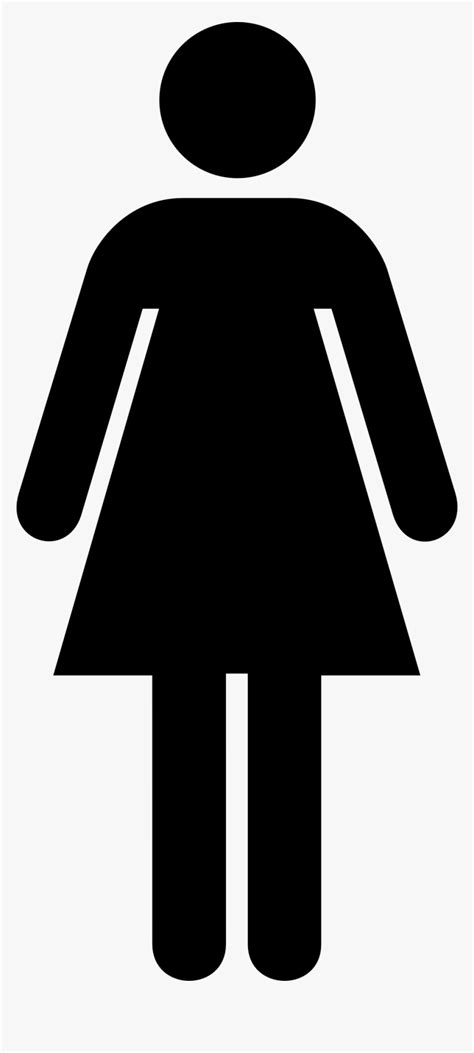 Transparent Potty Clipart Female Toilet Sign Png Png Download Kindpng