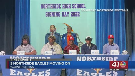 5 Northside Eagles Sign On National Signing Day Youtube