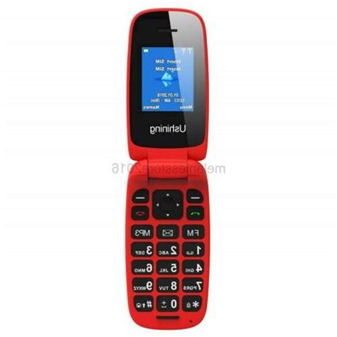 Ushining Unlocked Flip Cell Phone For Seniorseasy To Uselong Stand