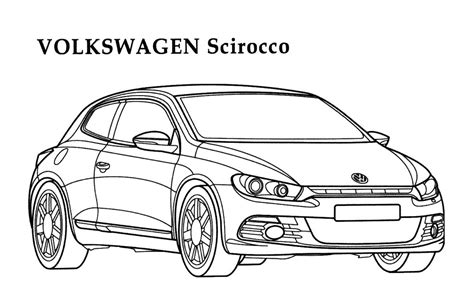 Volkswagen Coloring Pages