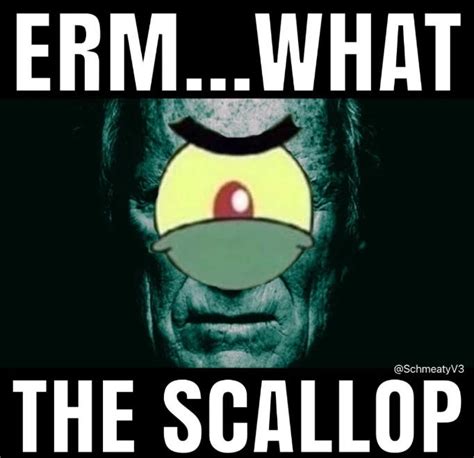 What The Scallop Erm What The Deuce Know Your Meme