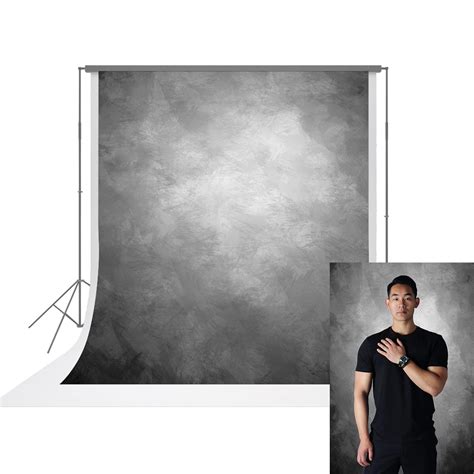 Buy Urctepics 5x7ft Pro Microfiber Gray Portrait Backdrop Grey Old