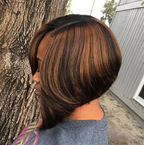 60 Showiest Bob Haircuts For Black Women Weave Bob Hairstyles Black