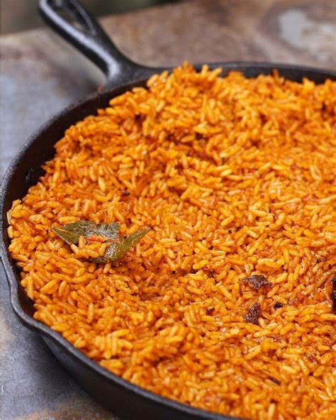 What you find below is a delicious plate of jollof rice plus fried beef. How to Make Jollof Rice in 5 Easy Steps - Ev's Eats