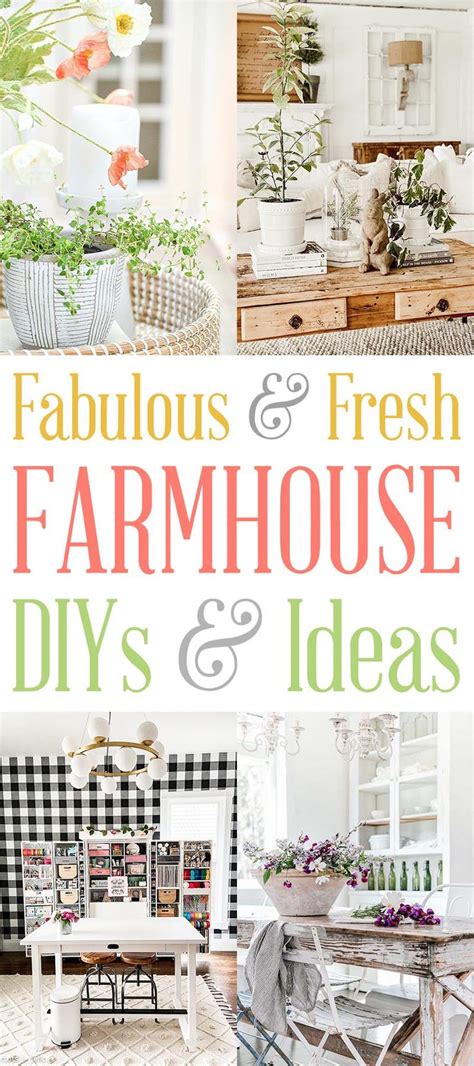 Fabulous And Fresh Farmhouse Diys And Ideas The Cottage Market
