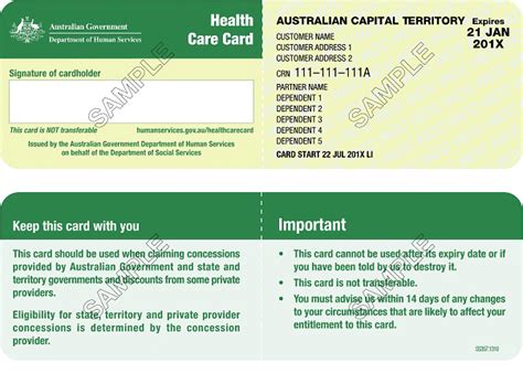 Health Care Card Services Australia