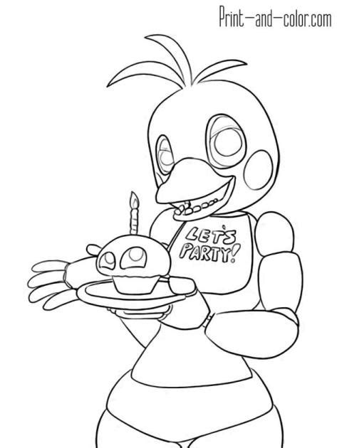 20 Free Printable Fnaf Coloring Pages