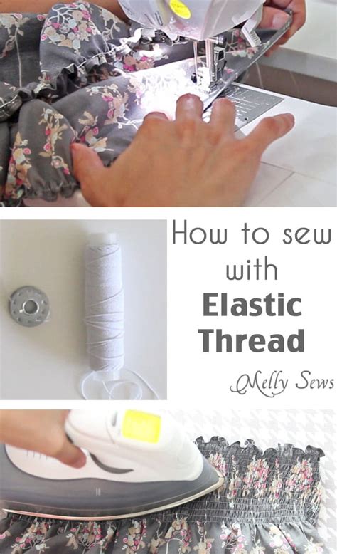Shirring With Elastic Thread A How To Sew Tutorial Melly Sews