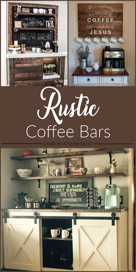 За окном красок достаточно, а добавить их в. DIY Upcycled Rustic Coffee Bars - SewLicious Home Decor
