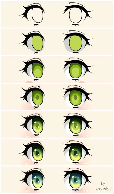 How To Color Anime Eyes Anime Amino