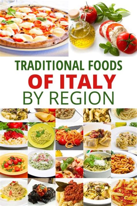 Traditional Foods Of Italy By Region