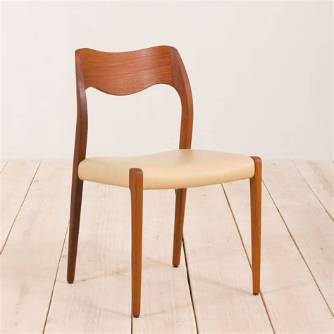 Niels O Moller Teak Chair Model 71 Denmark 50s Future Antiques