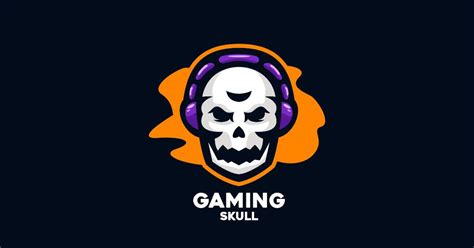 Gaming Skull Logo Design Graphic Templates Envato Elements
