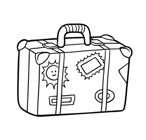 Click on any occupations picture above to start coloring. Open Suitcase Page Coloring Pages