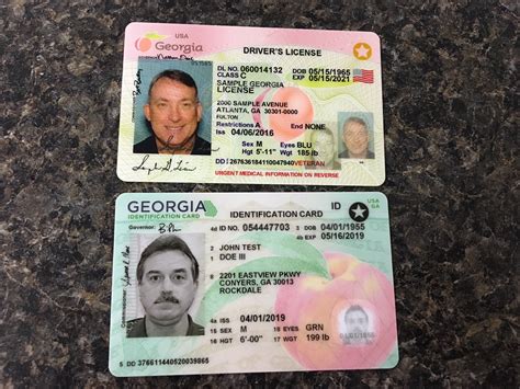 Georgia Drivers License Hologram Snoya