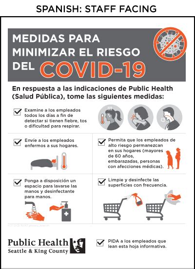 Nova perda de paladar ou olfato. COVID-19 resources in Spanish - King County