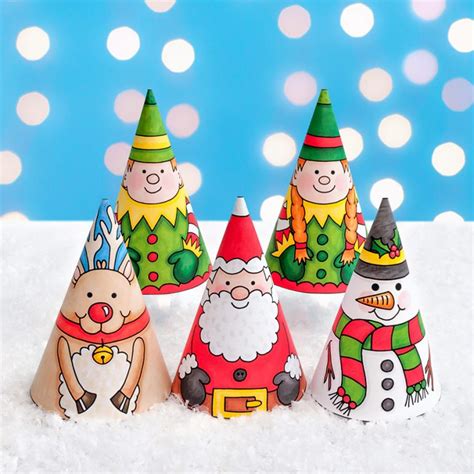 Quick And Easy Christmas Cone Craft For Kids