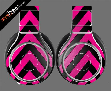 Black And Hot Pink Chevron Beats By Dr Dre Beats Pro Model
