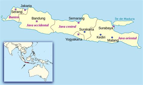 Nearly complete coverage is now available. File:Java cities province-map-fr.svg - Wikimedia Commons
