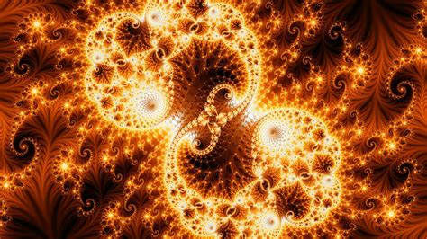 Red Yellow Fractal Bright Glow Hd Trippy Wallpapers Hd Wallpapers