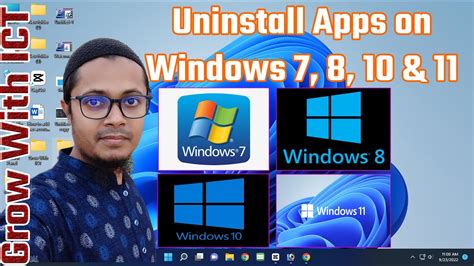 How To Uninstall Apps On Windows 7 8 10 And 11 Youtube