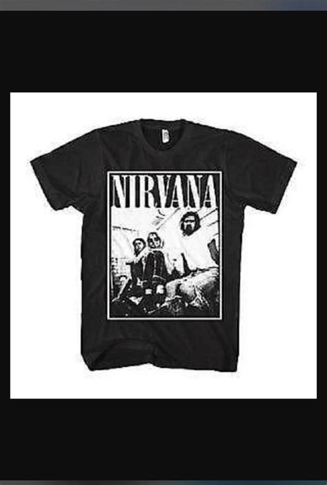 Nirvana Group Shot T Shirt Nirvana N Artistsgroups Rockabilia