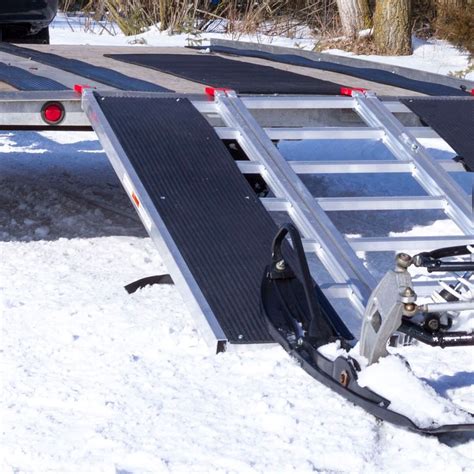Black Ice 60 X 54 Snowmobile Loading Ramp With Center Extension Track