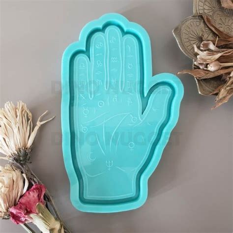 Palm Palmistry Tray Silicone Mold Resin Mold Silicone Mould Resin