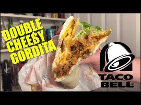 Taco Bell Double Cheesy Gordita Crunch Review YouTube