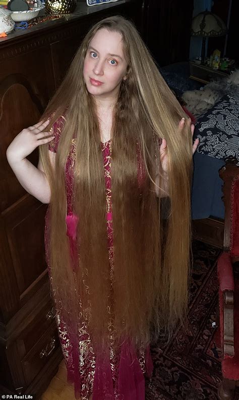 Real Life Rapunzel Who Has Hair Down Her Ankles Reveals She Is A Hit With Hair Fetishists