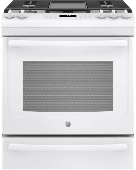 Ge Jgs760delww 30 Inch Slide In Gas Range With Convection Dishwasher