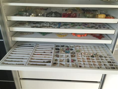 Storing Jewelry Etc So You Can Easily See And Use It Ikea Jewelry