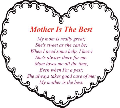 35 Touching Mothers Day Poems From Kids