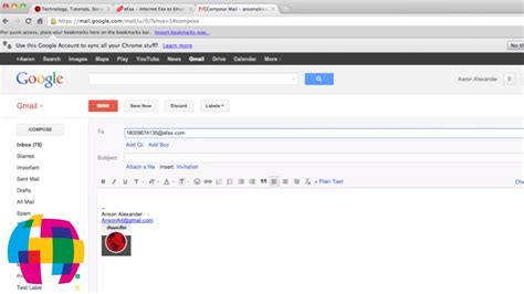 It's highly recommended, and if you. How to Send and Receive a Fax with Gmail - YouTube