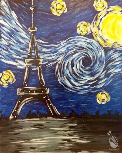 How To Paint Sold Out Starry Eiffel Tower Eiffel Tower Painting