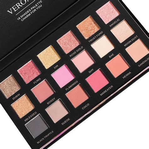 18 Colors Highly Pigmented Pressed Matte Shimmer Eyeshadow Palette