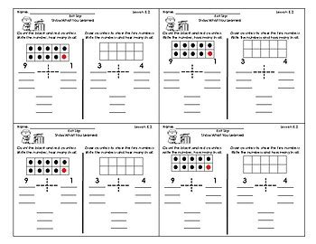 Or hand him a deck of cards and. Go Math Kindergarten Exit Slips Assessment Chapter 5 by ...