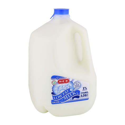 H E B Select Ingredients Low Fat 1 Milk Shop Milk At H E B