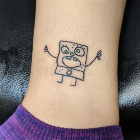55 Spongebob Tattoos For Spongebob Squarepants Fans Artofit