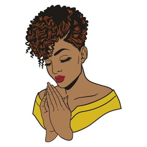 Praying Black Woman Svg 8 African Savanna Svg File Di